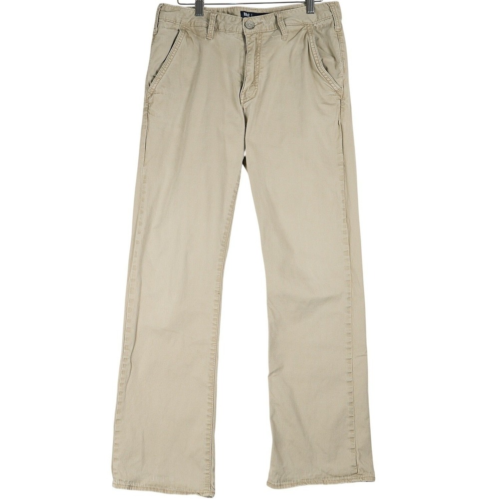 BKE‎ Jake Mens Khaki Straight Leg Casual Pants Size 32x32 Cotton Blend